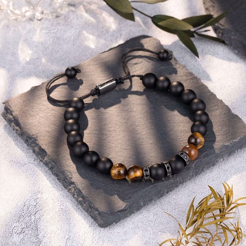 D Dongjiangjin Gift Boyfriend Gifts, I Love You Valentines Gifts for Him  Boyfriend, Cute Anniversary Birthday Gifts for Boyfriend Bracelet Jewellery Presents  for Boyfriend from Girlfriend C-B-Stone-Boyfriend