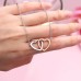 D Dongjiangjin Gift Best Friend Necklaces, Gifts for Best Friend, Interlocking Heart Necklace, Best Friend Jewelry, Graduation Birthday Gifts for Best Friends Women Girls Sister…